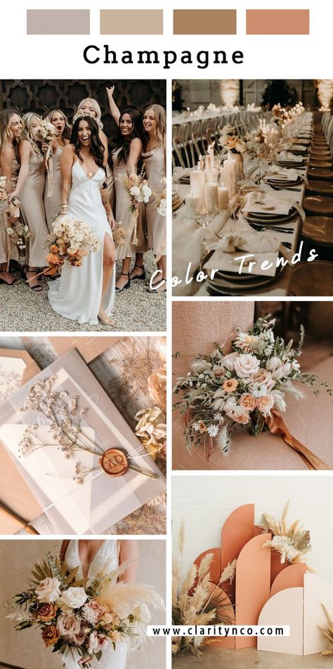 Wedding Color Schemes Spring, Wedding Color Schemes Green, Neutral Wedding Colors Champagne, Wedding Color Schemes Summer, Navy Wedding Colors, Fall Wedding Color Schemes, Wedding Color Schemes, Wedding Colours Summer, Neutral Wedding Color Schemes