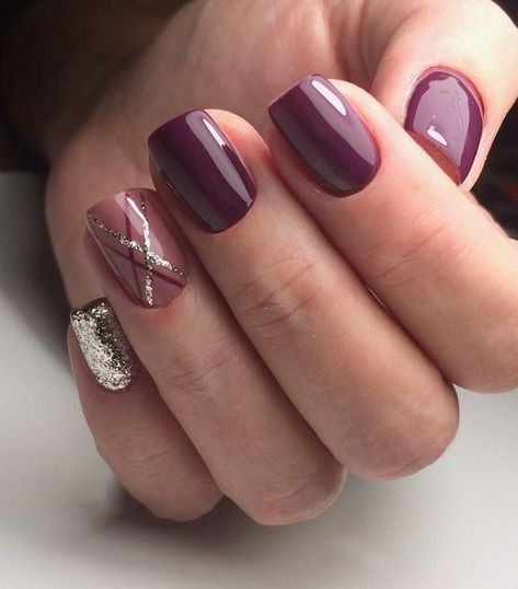 Gel Nail Designs, Nail Designs, Nail Art Designs, Fall Nail Designs, Fall Nail Art, Fall Nail Colors, Fall Manicure, Nail Trends, Nail Colors