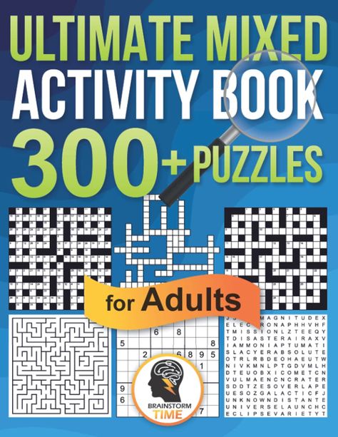 Games, Diy, Ideas, Mindfulness, Puzzle Books, Activity Books, Activities For Adults, Puzzles, Puzzle