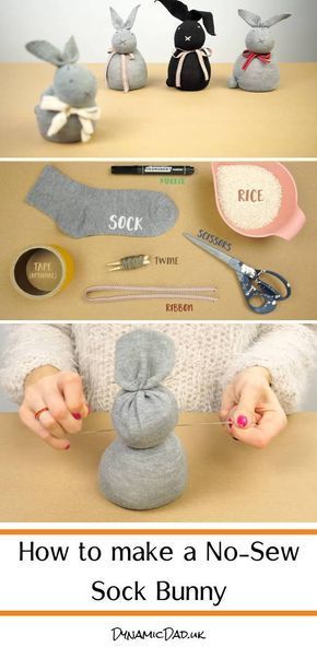Crafts, Crochet, Diy, Diy Sock Toys, Sock Toys, Sock Crafts, Sock Dolls, Sock Bunny, Sock Doll