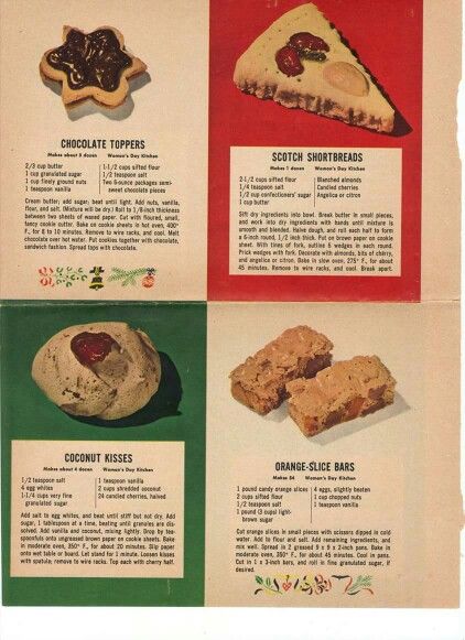 Recipes from 1953 Woman's Day Magazine