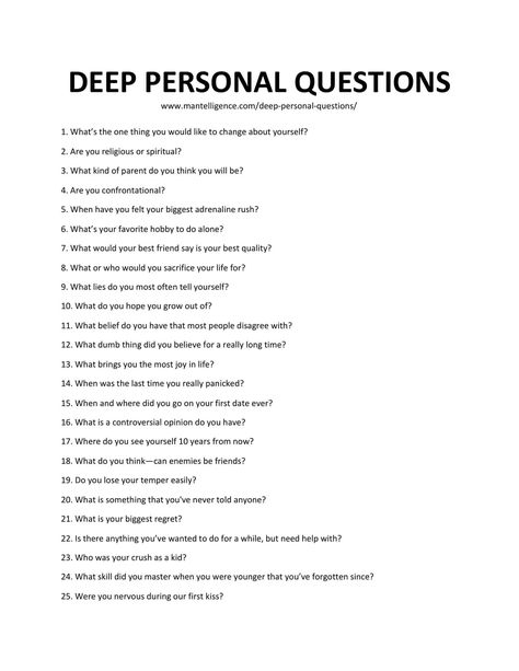 Downloadable and printable jpg/pdf list of Deep Personal Questions Motivation, Instagram, Questions To Get To Know Someone, Topics To Talk About, Topic To Talk About With Friends, Questions To Ask, Conversation Starter Questions, Fun Questions To Ask, Conversation Topics