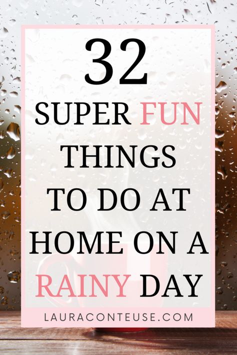 Knowing what to do when you're alone is a huge part of self-care. So, let's talk about some really good self-care tips aka what to do on a rainy day when you're stuck at home. Autumn is approaching soon and so are rainy days. This blog post talks about things to do at home on a rainy day. These are the best rainy day ideas that are suitable for everyone. Hop on board and visit my blog to get more inspiration. Ideas, Play, Things To Do At Home, What To Do When Bored, Things To Do When Bored, Fun Rainy Day Activities, Things To Do Inside, Fun Things To Do, Activities For Rainy Days