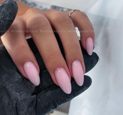 Almond Nails Pink, Pink Gel Nails, Cute Almond Nails, Almond Acrylic Nails, Nail Inspo, Neutral Nails, Pink Acrylic Nails, Long Acrylic Nails, Trendy Nails