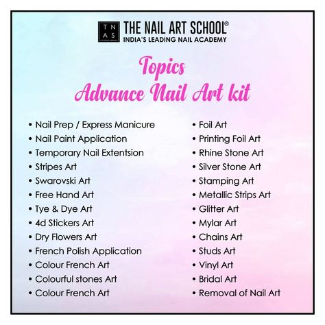 With our Advance Nail Art Kit we are offering free training for 3 days in which we will be covering various topics of Nail Art in a more varied manner. You will also learn new techniques and tips along with creating your own masterpieces. Buy our kit and get the offer ✨ Hurry up! Kindly DM us for more details. 9019376784/ 9900032855 Academy at - Bengaluru #TheNailArtSchool #Zorainstudioandacademy #NailArtCourses #AdvancedNailArtKit #NailStartUpKit #NailArtDesign #BestEducator #LearnNailArt Ideas, Logos, Collage, Nail Art Designs, Nail Courses, Nail Tech School, Nail Care Diy, Nail Art Courses, Nail Technician