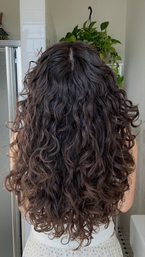 Long Curly Layers, Long Thick Curly Hair, Thick Curly Hair, Long Layered Curly Hair, Curly Layers, Long Layered Curly Haircuts, Layered Curly Hair, Curly Wavy Hair, Curly Perm