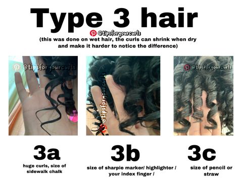 Hair Chart, Hair Hacks, Curly Hair Care, 3a Curls, Natural Hair Styles Easy, 3c Hair, 3c Curly Hair, 3b Hair Type, 3b Hair