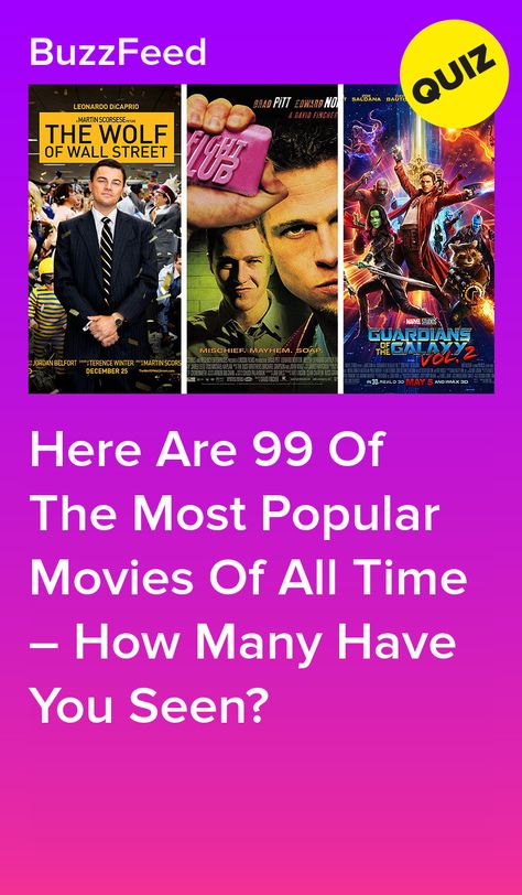 Leonardo Dicaprio, Brad Pitt, Films, The Avengers, Kingsman, The Big Lebowski, Buzzfeed Movies, Most Popular Movies, Popular Movies