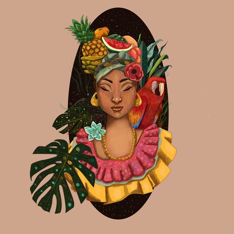 Palenquera -1 Cartagena, Art, Colombian Art, Caribbean Art, Colombian Culture, Indigenous Art, Colombian Women, Kunst, Mural