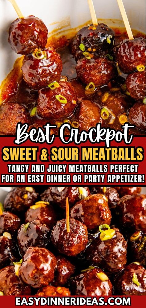 Slow Cooker, Ideas, Meatball Appetizer Crockpot, Sweet Meatballs Crockpot, Crockpot Appetizers, Meatball Recipes Crockpot, Crock Pot Meatballs, Meatball Appetizer Recipe, Sweet And Sour Meatballs