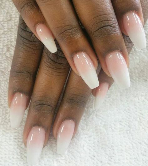 Gradient Nails, Ombre, Ombre French Tips, Ombre French, Ombre French Nails, French Manicure Ombre, French Fade, French Fade Nails, American French Manicure
