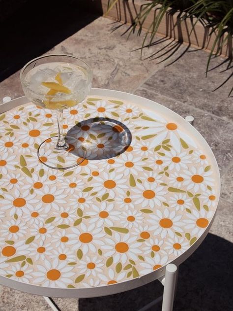 Tables, Upcycling, Ikea, Mosaic Coffee Table, Mosaic Tray, Mosaic Furniture, Resin Table, Mosaic Table Top Designs, Mosaic Tile Table