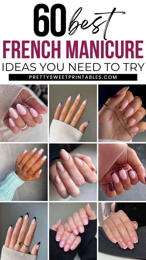 French tip nails Design, French Tips, French Manicures, Reverse French Manicure, Reverse French Nails, New French Manicure, Fun French Manicure, Coloured French Manicure, French Tip Design