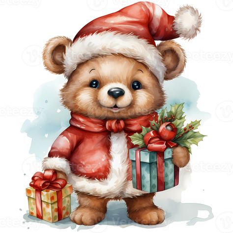 Natal, Teddy Bear, Christmas Teddy Bear, Cute Teddy Bears, Christmas Bear, Teddy, Christmas Animals, Christmas Clipart, Christmas Images