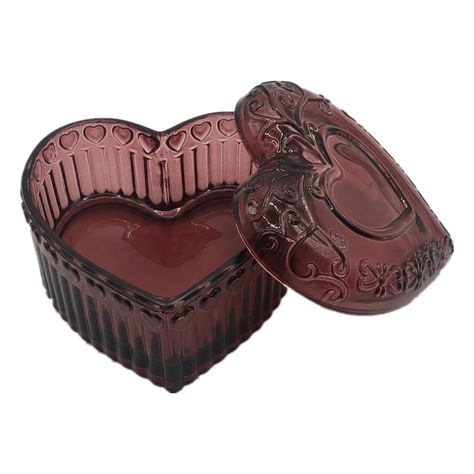 PRICES MAY VARY. 【Unique Design】 This classic Glass Heart Shape Jewelry box with exquisite lovely beautiful relief pattern, which can perfectly display precious jewelry or accessories. 【Multi-purpose Glass Heart Shape Box】This glass box is used to store earrings, rings, bracelets, hair accessories, trinkets, flowers and other things on the dresser, bathroom and bedroom. It keeps your jewelry away from dust and water and plays a role of protection and decoration. 【Best Gift】Bring this cute Jewelr Vintage, Jewellery, Glass Jewelry Box, Jewelry Box, Glass Jewelry, Jewelry Watches, Jewelry Care, Watches Jewelry, Jewelry