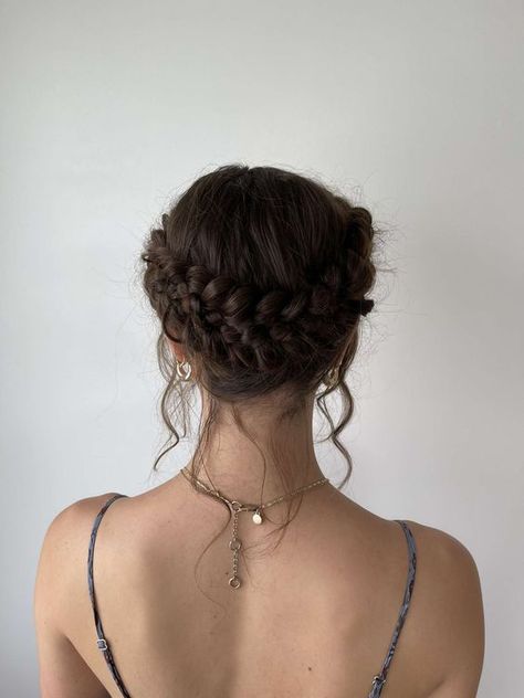 40 Gorgeous Bun Hairstyles For Women Up Dos, Prom Hairstyles, Plaited Buns, Braided Updo, Braided Buns, Braided Bun Styles, Braided Bun Hairstyles, Braided Bun, Messy Braided Hairstyles