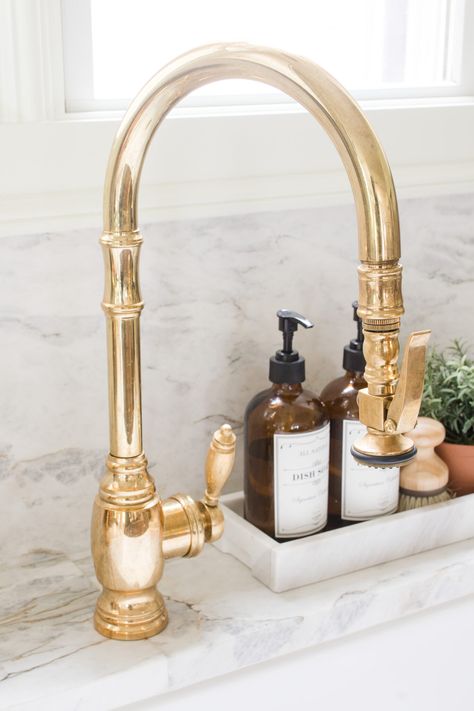 Layout Design, Layout, Interior, Design, Inspiration, Gold Faucet Kitchen, Gold Kitchen Faucet, Brass Kitchen Faucet, Antique Brass Kitchen Faucet