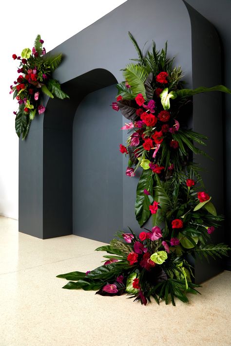 Creating a Floral Arch | Flower Arches for Events | B Floral Décor Ideas, Decoration, Floral Arrangements, Tropical Flowers, Decorating Ideas, Decor Ideas, Floral Decor, Flower Wall, Deco