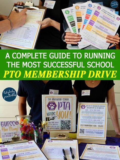 Pta Membership Drive, Pto Membership Drive, Pta Fundraising, Pta Drive, Pto Membership, Pta Recruitment, Fundraiser Ideas School, Back To School Teacher, Pta Themes