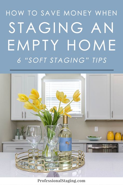 Empty houses can feel cold and uninviting to home buyers, so staging is an effective strategy to make an empty home more appealing to buyers. If you're on a budget, check out these tips for soft staging. Home Improvement, Home, Southampton, Diy, Interior, Home Décor, Home Improvement Projects, Home Selling Tips, Home Staging Tips