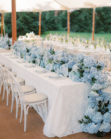 Apple Valley, Cleveland Wedding, Blue And White, Dusty Blue Weddings, Blue Hydrangea, Light Blue Wedding, Blue Hydrangea Wedding, Hydrangeas Wedding, Coastal Wedding