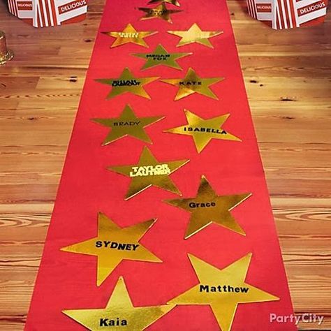 Oscar night party ideas: red carpet and walk of fame Pre K, Patrol Party, Kids Birthday Party, Kids Birthday, Paw Patrol, Star Birthday Party, Preschool Graduation, Oscars Party Ideas, Party Theme