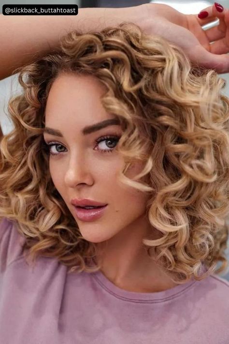 Subtle, curl-by-curl layering to shape and soften your long bob will help your curls become the star of your style. Long Bob Blonde, Bob Haircut Curly, Long Curly Bob, Blonde Bob Hairstyles, Curly Balayage Hair, Blonde Curly Bob, Medium Length Curly Hair, Long Bob Hairstyles, Curly Bob Hairstyles