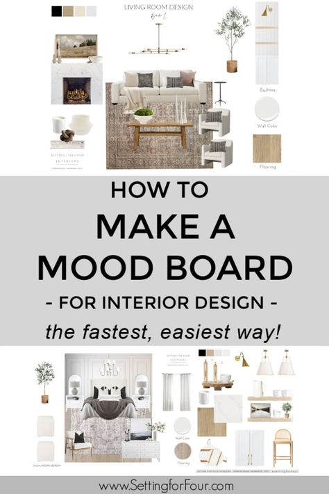 How to Make A Mood Board For Interior Design Diy, Design, Decoration, Interior, Interior Design For Beginners, Interior Design Guide, Interior Design Vision Board, Interior Design Career, Interior Design Tips
