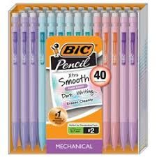 Bic Mechanical Pencils, Bic Pencils, School Backpack Essentials, Middle School Supplies, School Wishlist, Pretty School Supplies, Preppy School Supplies, School Bag Essentials, Cute School Stationary