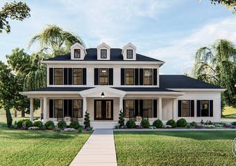 House Plans, Southern Colonial House Plans, Southern House Plans, Colonial House Plans, Charleston Style House Plans, House Plans Farmhouse, Southern House, Modern Farmhouse Plans, Best House Plans