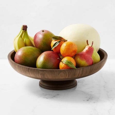 Fruit, Decorative Bowls, Wood Salad Bowls, Serving Bowls, Wood Dishes, Wooden Fruit Bowl, Modern Fruit Bowl, Wooden Bowls, Walnut Furniture