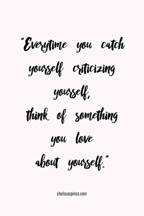 it can be the same good quality cause it is good and the probably criticize yourself for the same thing  ** Motivation, Inspiration, Self Love Quotes, Self Love Affirmations, Selfish Friendship Quotes, Inspirationalquotes, Confidence Quotes, Confidence Building Quotes, Encouragement Quotes