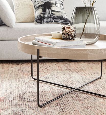 Willow Round Coffee Table | west elm Canada Sofas, Living Room Designs, Interior, Home Décor, West Elm, Round Coffee Table Modern, Modern Coffee Tables, Coffee Table Wood, Round Coffee Table