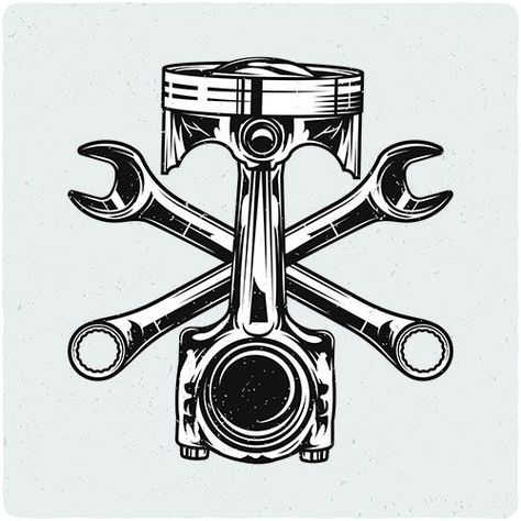 Shirts, Design, Automotive Logo, Tattoo Designs, Tattoo, Mechanic Logo Design, Mechanics Logo, Automotive Logo Design, Tool Tattoo