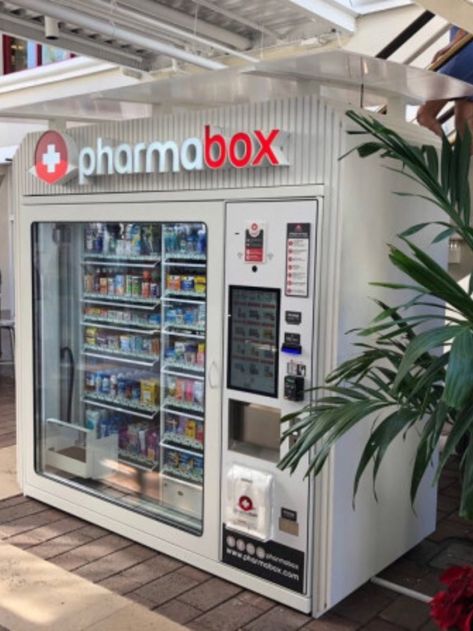 Every had a headache and no medicine while out running errands? Well Pharmabox has that and much more all located in one convenient automated kiosk. Located all across the United States, These kiosks offer a wide range of pharmaceutical products for those on the go, forgot an item at home or just in need of a emergency item Pharmabox has you covered! Contact us today to find out how we can customize a machine for your retail or business #vending #retail #pharmacy #convenient #medicine Design, Vending Machine Business, Kiosk Machine, Vending Machine Design, Vending Machines, Kiosk Design, Retail Design, Pharmacy Design, Vending Machine