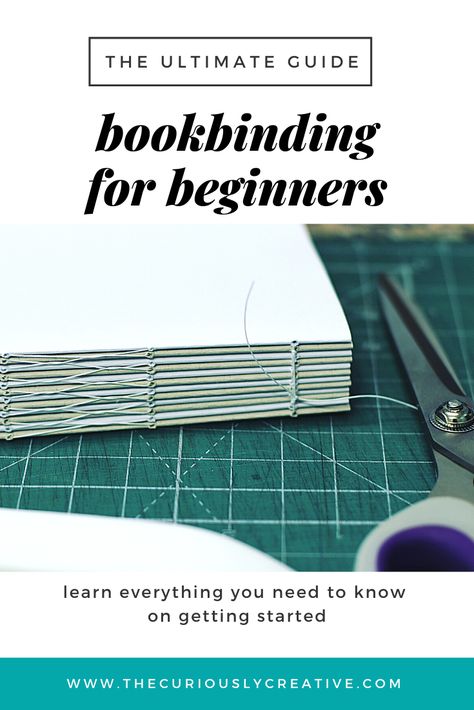 Thinking about starting bookbinding as a new hobby? In our guide, find out all you need to get started with bookbinding for beginners! Art, Crafts, Inspiration, Bookbinding Tools, Book Binding Methods, Bookbinding Supplies, Bookbinding Materials, Hardcover Book Binding, Diy Bookbinding Easy