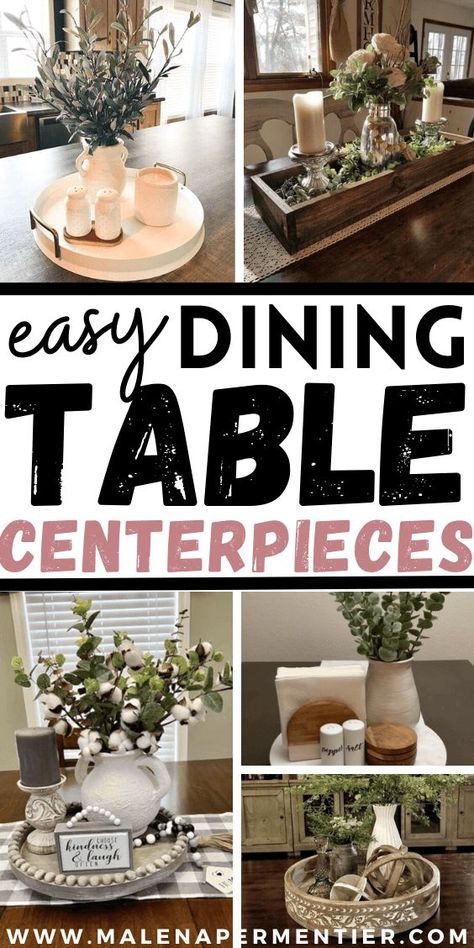 dining table centerpiece ideas - easy and diy Diy, Decoration, Design, Thing 1, Table, Table Design, Kitchen Centerpiece, Everyday Table Decor, Dining Room Centerpiece