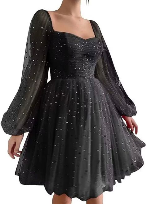 Homecoming Dresses, Prom Dresses, Prom, Starry Night Gown Prom Dresses, Tulle Homecoming Dress, Prom Dresses For Teens, Prom Dresses With Sleeves, Homecoming Dresses Sparkly, Tulle Gown