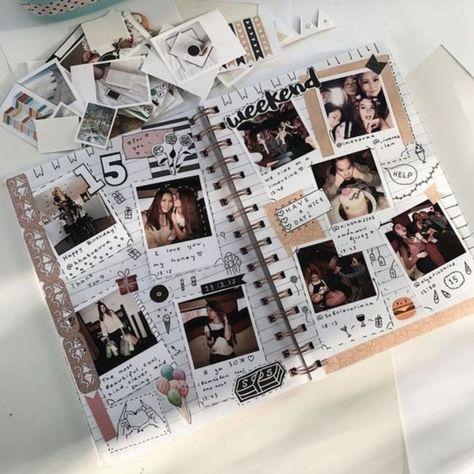 Beautiful scrapbook ideas for families, best friends and special events. Colourful and inspiring! Bff, Bff Birthday, Bff Birthday Gift, Kunst, Photo Scrapbook, Photo Album, Album, Cute Birthday Gift, Bullet Journal Ideas Pages