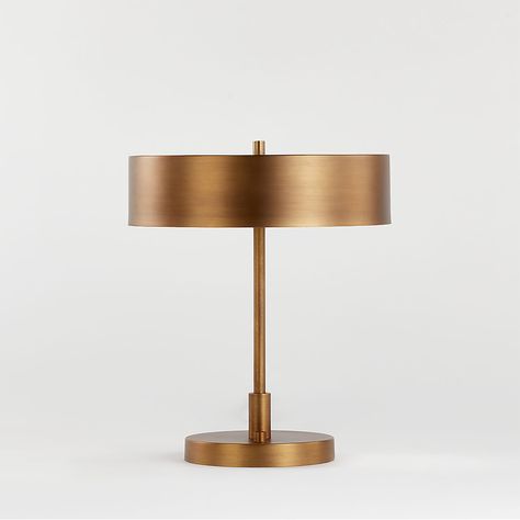 New Lighting | Crate and Barrel Table Lamp Sets, Table Lamp Wood, Brass Table Lamps, Desk Lamp, Unique Furniture, Desk Lamps, Brass Chandelier, Modern Table, Floor And Table Lamps