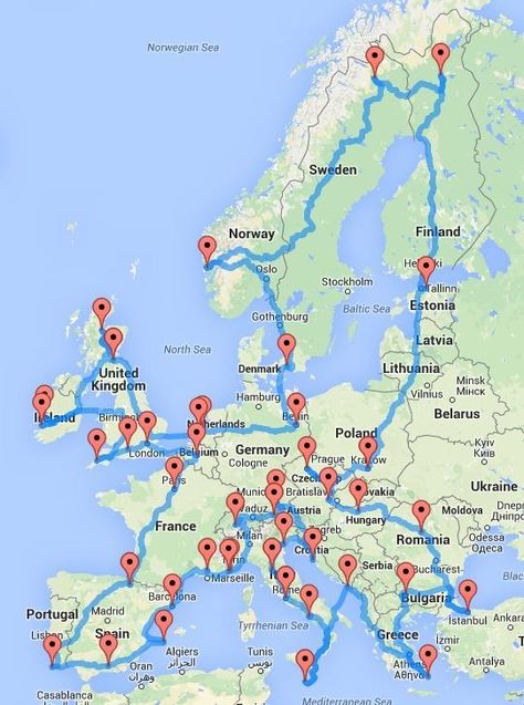 Here's the ultimate European road trip for 2017 Travelling Europe, Backpacking, Wanderlust, Caravan, Backpacking Europe, Stockholm, London, Travel Destinations, European Travel