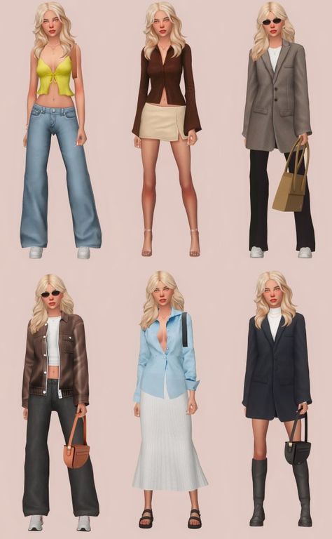 MATILDA DJERF inspired LOOKBOOK The Sims, Maxis, Sims 4 Clothing, Sims 4 Mods Clothes, Sims 4 Dresses, Sims 4 Cc Finds, Sims 4 Cc Packs, Sims 4 Collections, The Sims 4 Packs