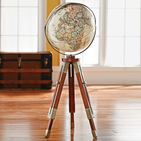 National Geographic - Authentic Replogle Globes - Touch of Modern Decoration, Ideas, Home Décor, Tripod, World Globes, World Globe, National Geographic Society, Globe, Vintage Globe