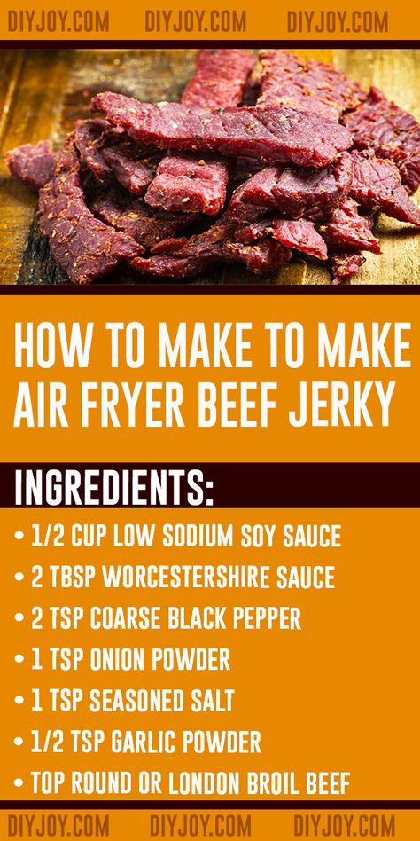 Healthy Recipes, Air Fryer Recipes Beef, Healthy Dinner Recipes Chicken, Beef Jerky Recipes, Clean Eating Meal Plan, Meal Plans To Lose Weight, Homemade Beef Jerky, Dinner Recipes Crockpot, Beef Jerky
