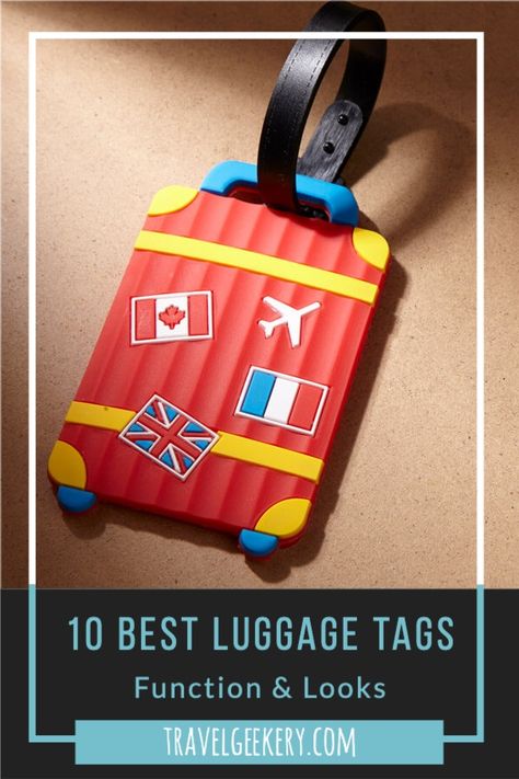Luggage tags for international travel. Have your suitcases personalized be it with the use of fun luggage tags or e.g. leather luggage tags. Mark your suitcase with a cute luggage tag with RFID feature and never lose track of your bag at the airport. Includes info on the best luggage tag and 9 other top luggage tag products. #luggagetag #luggagetags #review #products #guide #traveltips Inspiration, Trainers, Travel Luggage Tag, Luggage Identifiers, Luggage Tags, Personalized Luggage Tags, Luggage Tag Designs, Custom Luggage Tags, Personalized Luggage