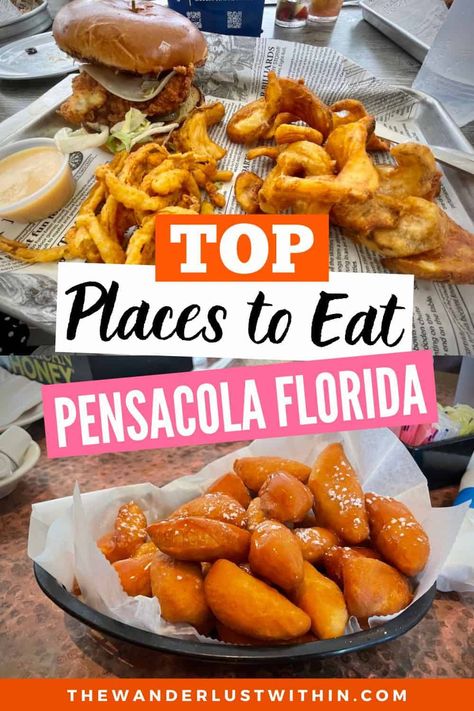 Florida, Florida Food, Pensacola Beach Florida, Florida Restaurants, Best Seafood Restaurant, Seafood Restaurant, Florida Keys Beaches, Places To Eat, Pensacola Florida Restaurants