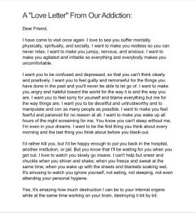 A love letter from your addiction ❥ | betting on life❥ Yoga, Life Hacks, Loving Someone With Addiction, Apology Letter To Boyfriend, Break Up Letters, Love Quotes For Him, Addiction Quotes, Loving An Addict, Recovering Addict Quotes