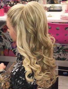 12 Curly Homecoming Hairstyles You Can Show Off | Makeup TutorialsFacebookGoogle+InstagramPinterestTumblrTwitterYouTube Prom Hairstyles, Wedding Hair Down, Down Hairstyles, Wedding Hairstyles, Down Hairstyles For Long Hair, Wedding Hairstyles For Long Hair, Half Updo, Prom Hairstyles For Long Hair, Curly Homecoming Hairstyles