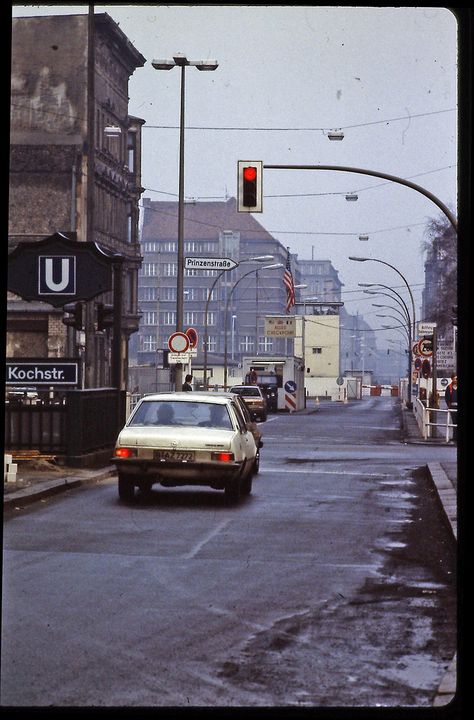 Berlin - February 1982 - Checkpoint Charlie | by LimitedExpress Berlin, Vintage, Istanbul, West Berlin, Berlin Germany, Berlin Wall, Street View, Favorite City, Europe