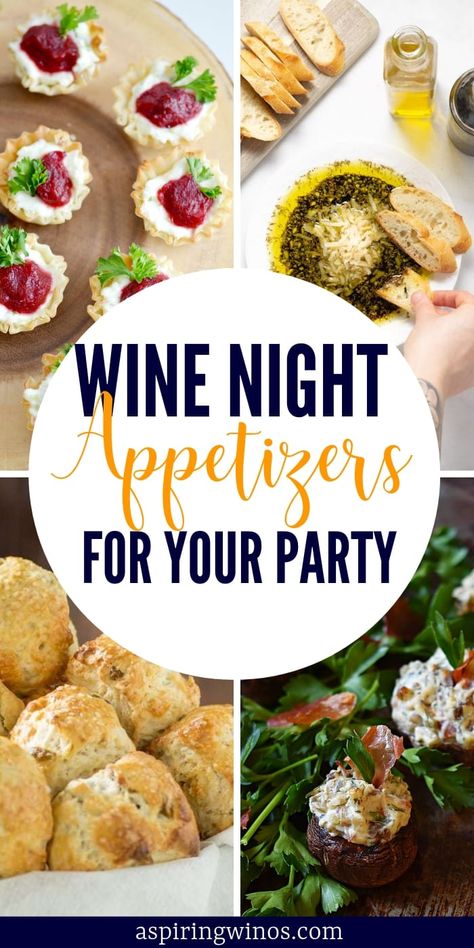 Girls Night Appetizers, Wine Night Appetizers, Wine Appetizers, Fancy Appetizers, Fall Appetizers, Wine And Cheese Party, Wine Tasting Party, Best Appetizer Recipes, Night Food